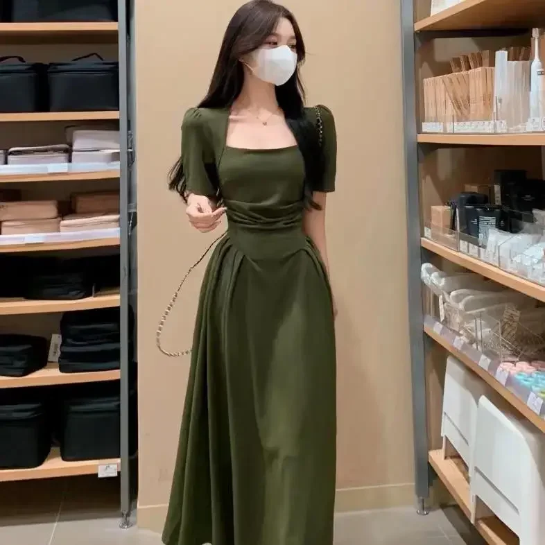 PopFrench винтажное нежное стильное платье длиной до колена, летнее элегантное плиссированное платье с короткими рукавами и застежкой на талии
PopFrench винтажное нежное стильное платье длиной до колена, летнее элегантное плиссированное платье с короткими рукавами и застежкой на талии