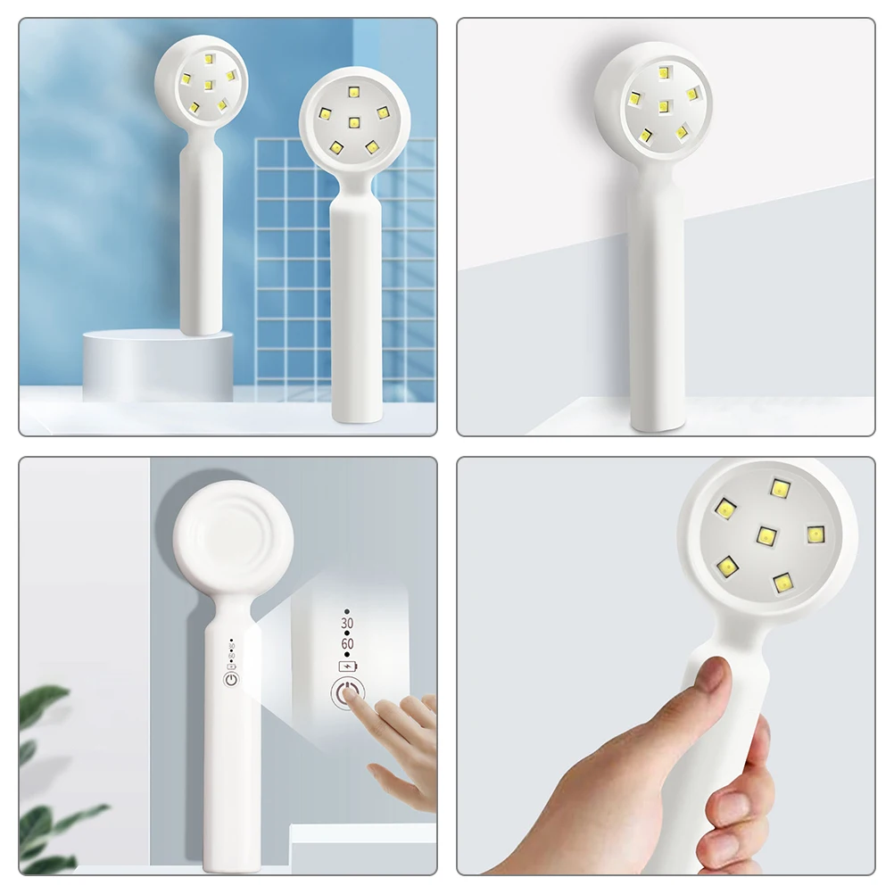 Nail Lamp Gel Drying Small Portable Handheld Travel Led Abs Light Curing for Salon Goay Nails
Nail Lamp Gel Drying Small Portable Handheld Travel Led Abs Light Curing for Salon Goay Nails