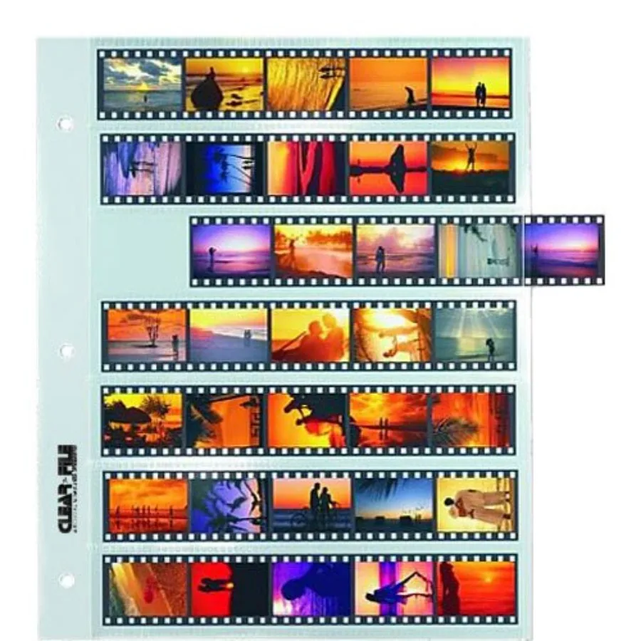 Archival-Classic Storage Page for Negatives, 35mm, 7-Strips of 5-Frames - 25 Pack
Archival-Classic Storage Page for Negatives, 35mm, 7-Strips of 5-Frames - 25 Pack