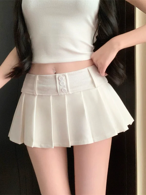 Sexy Spicy Sweet Half-length Pleated A-line Skirt Women's Fashion Summer High-waist Slimming Anti-exposure Skirt
Sexy Spicy Sweet Half-length Pleated A-line Skirt Women's Fashion Summer High-waist Slimming Anti-exposure Skirt