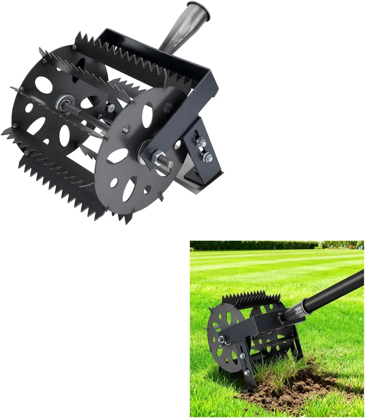 1PCS Heavy Duty Rotary Cultivator Weeder Hand Tiller for Gardening Soil Aeration Weed Removal for Garden Lawn Patio Reseeding
1PCS Heavy Duty Rotary Cultivator Weeder Hand Tiller for Gardening Soil Aeration Weed Removal for Garden Lawn Patio Reseeding