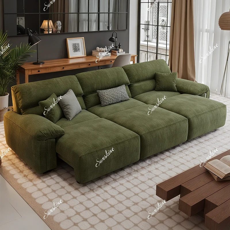 Electric multi-functional fabric, retractable adjustment living room integrated dual-purpose sofa bed
Electric multi-functional fabric, retractable adjustment living room integrated dual-purpose sofa bed