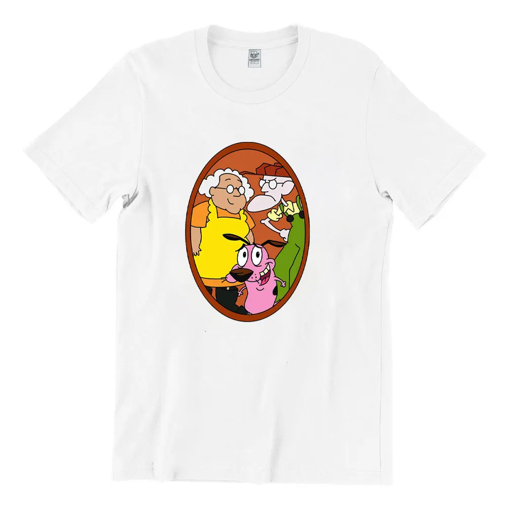 Summer Cartoon Women Short Sleeve Male Tops Courage The Cowardly Dog Men Cotton Tee Graphic Tshirt Unisex New Fashion Print Tee 
Summer Cartoon Women Short Sleeve Male Tops Courage The Cowardly Dog Men Cotton Tee Graphic Tshirt Unisex New Fashion Print Tee