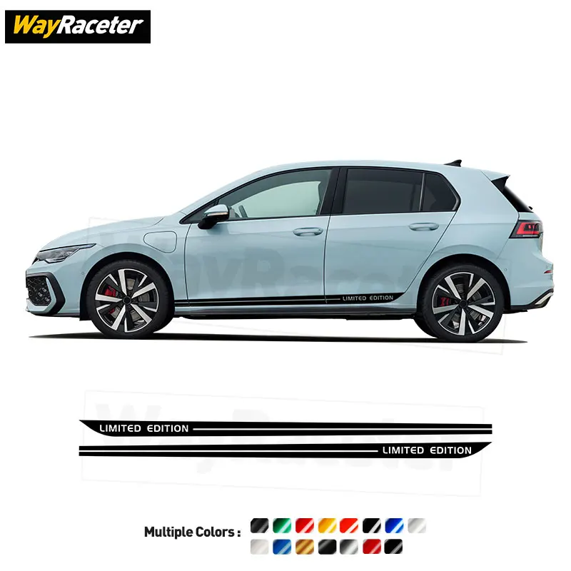 Виниловая наклейка из углеродного волокна, боковая полосатая наклейка на дверь для Volkswagen Golf 7 MK7 8 MK8 2010-2026, аксессуары ограниченной серии
Виниловая наклейка из углеродного волокна, боковая полосатая наклейка на дверь для Volkswagen Golf 7 MK7 8 MK8 2010-2026, аксессуары ограниченной серии