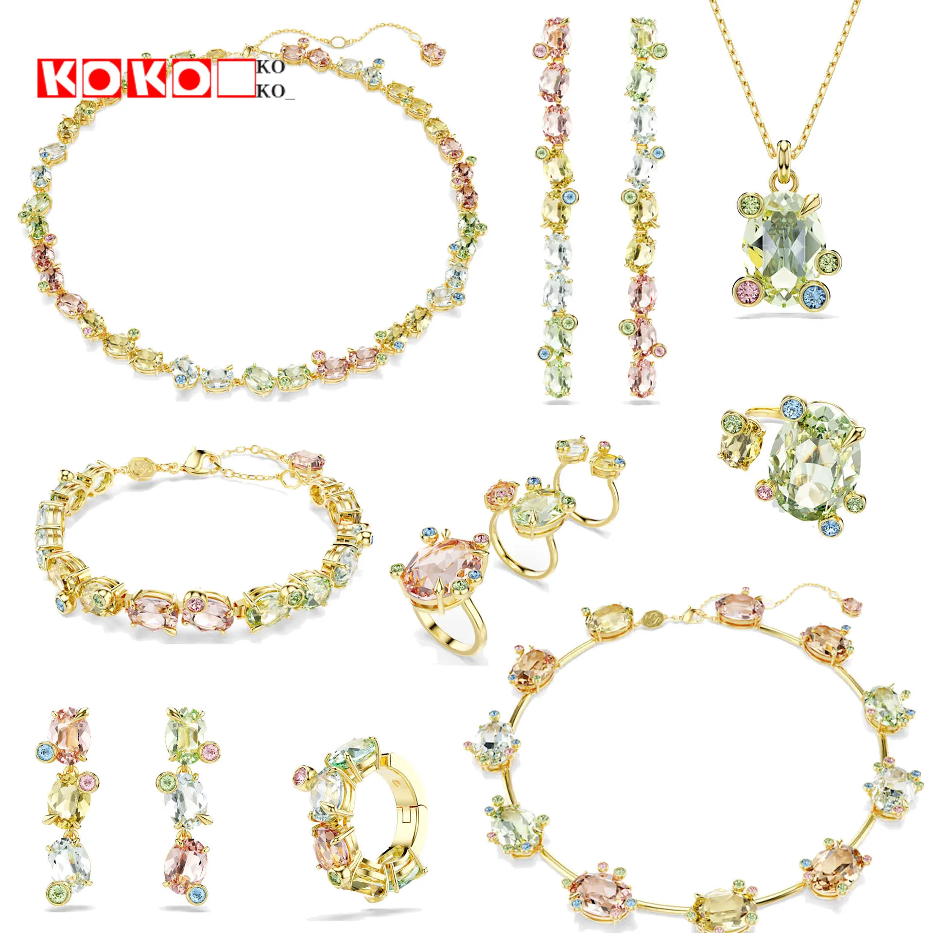 Charms Candy 2026 New Zircon Crystal Fine Jewelry Set Candy Necklace Flower Earrings Ring for Women Romantic Gift
Charms Candy 2026 New Zircon Crystal Fine Jewelry Set Candy Necklace Flower Earrings Ring for Women Romantic Gift