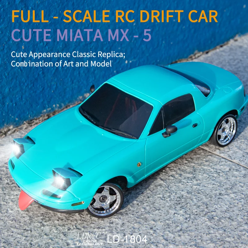 LDRC LD1804 Mazda Mx5 Премиум-версия Радиоуправляемая машина для дрифта Радиоуправляемые автомобили с гироскопом Приводная игрушечная машина на заднем колесе Игрушки на день рождения для детей
LDRC LD1804 Mazda Mx5 Премиум-версия Радиоуправляемая машина для дрифта Радиоуправляемые автомобили с гироскопом Приводная игрушечная машина на заднем колесе Игрушки на день рождения для детей
