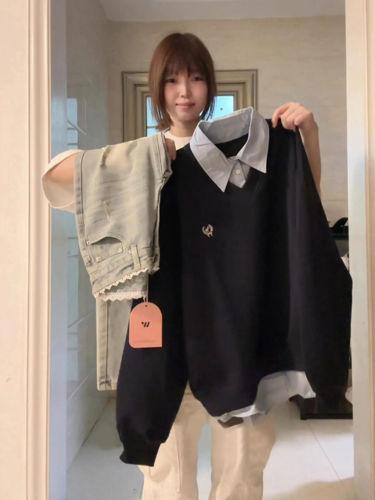 Outlets Big Brand Korean Style Long Sleeve Neck Sweatshirt Women Loose Versatile Pure Cotton Top Comfortable Casual Wear
Outlets Big Brand Korean Style Long Sleeve Neck Sweatshirt Women Loose Versatile Pure Cotton Top Comfortable Casual Wear