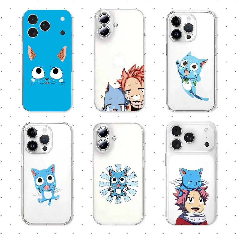 Manga Fairy Tail Happy Cute Cat Phone Case For Iphone17 16 15 11 13 14 Pro Max 7 8 Plus X Xr Xs Max Se2020 12mini Transparent
Manga Fairy Tail Happy Cute Cat Phone Case For Iphone17 16 15 11 13 14 Pro Max 7 8 Plus X Xr Xs Max Se2020 12mini Transparent