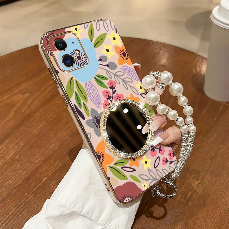 11 Чехол для телефона с браслетом и мультяшным цветком для iPhone 11 12 12Pro 8Plus 12Mini 11ProMax 12ProMax 7 8 XS X XR XSMax Cover 
11 Чехол для телефона с браслетом и мультяшным цветком для iPhone 11 12 12Pro 8Plus 12Mini 11ProMax 12ProMax 7 8 XS X XR XSMax Cover