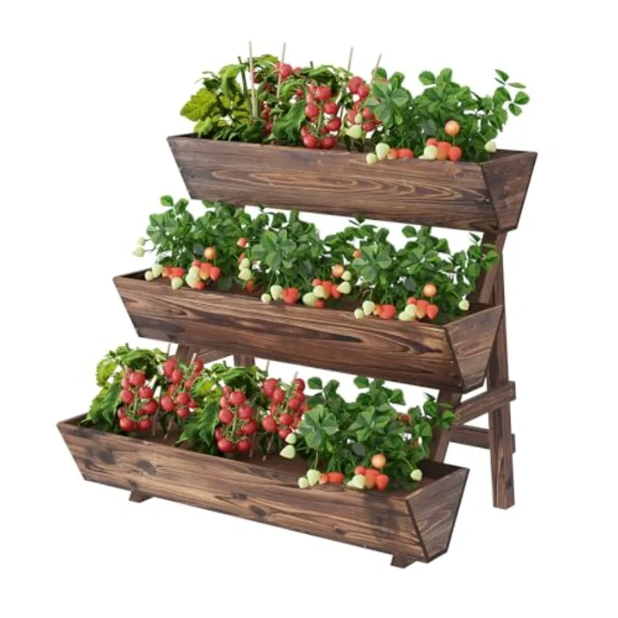 3-Tier Wooden Vertical Raised Garden Bed with Legs, Tiered Planter Box, Vertical Garden Planter, Wood Plant Stand Wood Flower R
3-Tier Wooden Vertical Raised Garden Bed with Legs, Tiered Planter Box, Vertical Garden Planter, Wood Plant Stand Wood Flower R