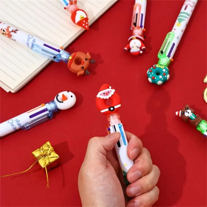 10 шт. Рождественская тематическая многоцветная ручка 6 Color-in-1 Ballpoint Pen для цветовой кодировки журналирования офис
10 шт. Рождественская тематическая многоцветная ручка 6 Color-in-1 Ballpoint Pen для цветовой кодировки журналирования офис