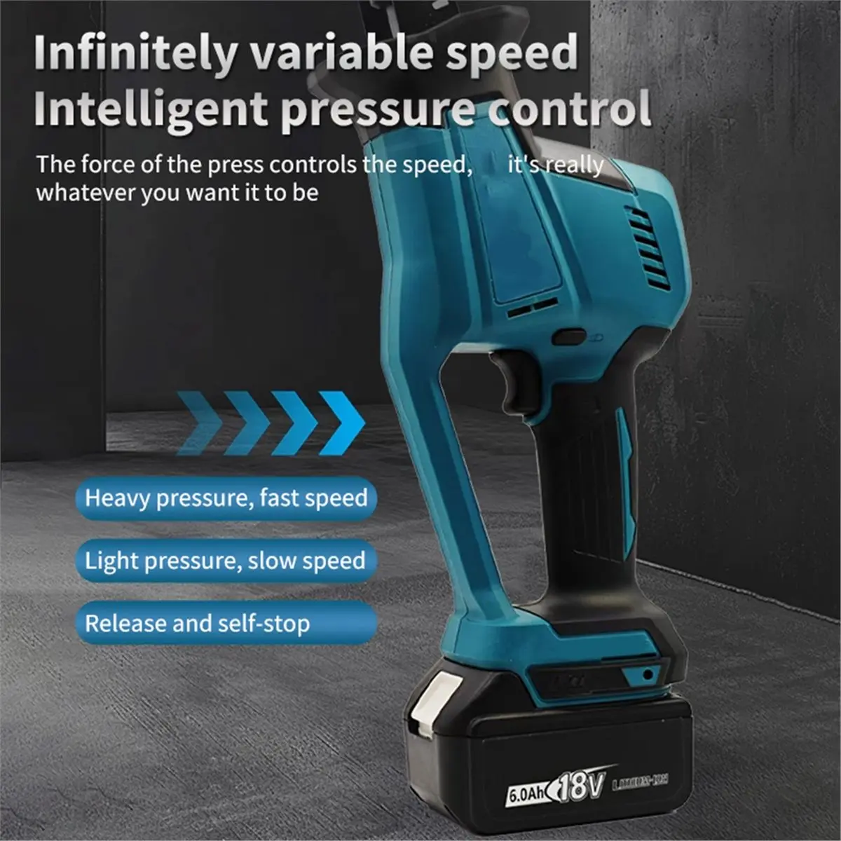 Doings Cordless Brushless Electric Reciprocating Saw Rechargeable for Makita 18V,Wood Metal Cutting Saw Portable Saw Power Tool
Doings Cordless Brushless Electric Reciprocating Saw Rechargeable for Makita 18V,Wood Metal Cutting Saw Portable Saw Power Tool
