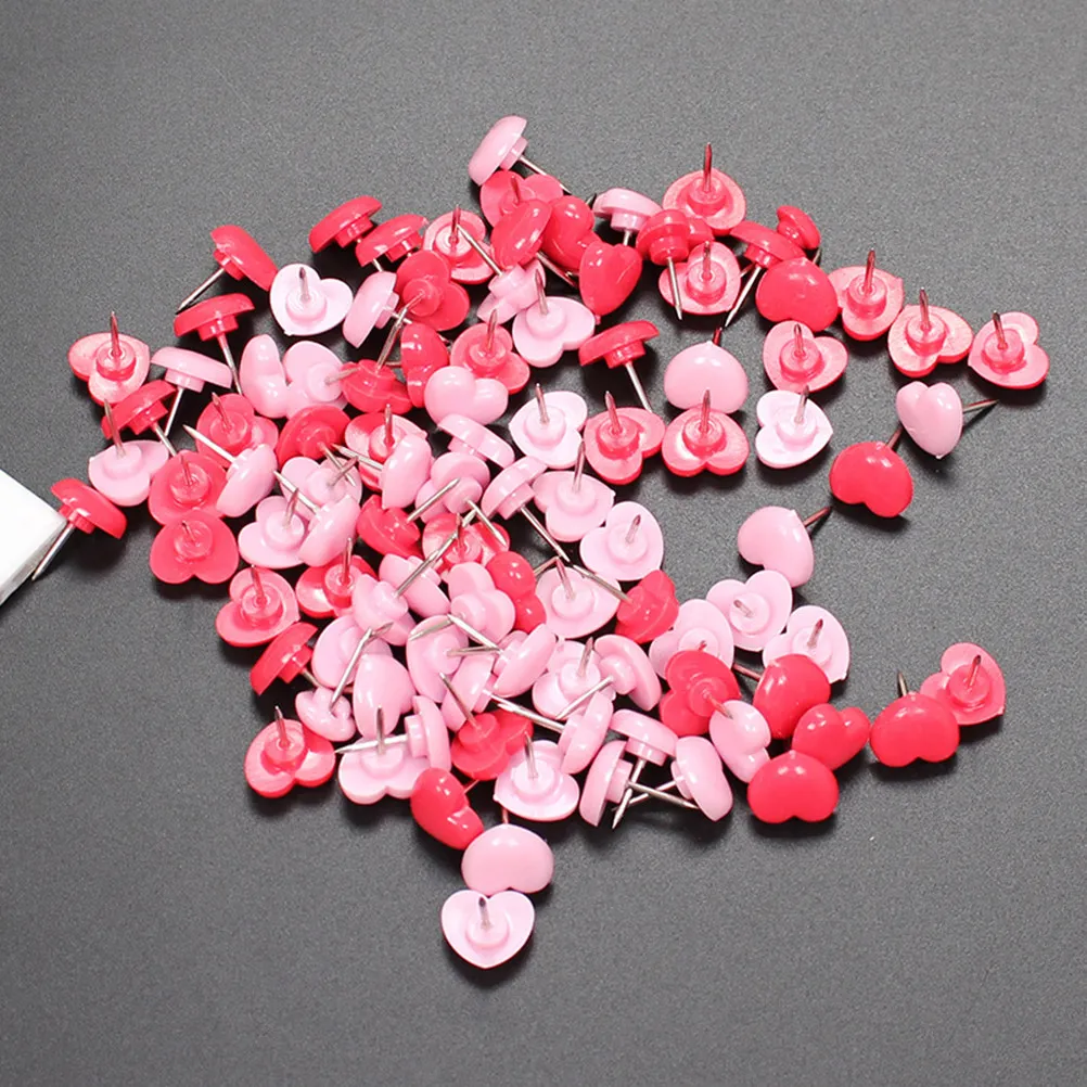 100Pcs Heart Shape Plastic Push Pins Decorative Thumbtacks for Cork Board Bulletin Board Photo Poster Display Brighten Up Space
100Pcs Heart Shape Plastic Push Pins Decorative Thumbtacks for Cork Board Bulletin Board Photo Poster Display Brighten Up Space