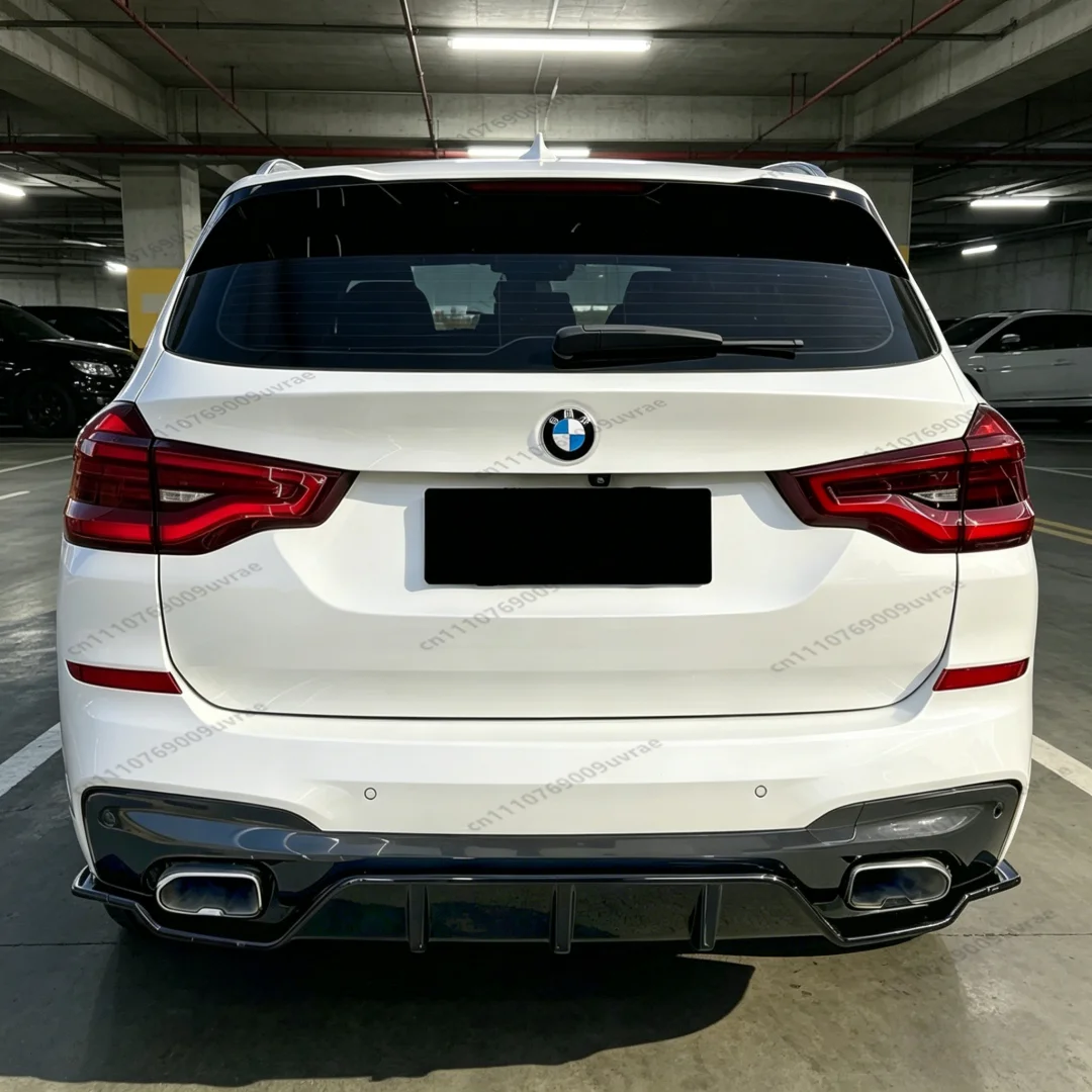 Глянцевый черный задний диффузор для BMW X3 G01 M Sport (до рестайлинга, 2018-2021), нижний спойлер-сплиттер для бампера, внешняя модификация
Глянцевый черный задний диффузор для BMW X3 G01 M Sport (до рестайлинга, 2018-2021), нижний спойлер-сплиттер для бампера, внешняя модификация