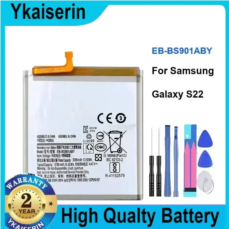 Новый аккумулятор EB-BS901ABY для Samsung Galaxy S22, аккумуляторы для мобильных телефонов 3700 мАч, EB-BS901ABY, аккумулятор + бесплатная гарантия на инструменты
Новый аккумулятор EB-BS901ABY для Samsung Galaxy S22, аккумуляторы для мобильных телефонов 3700 мАч, EB-BS901ABY, аккумулятор + бесплатная гарантия на инструменты