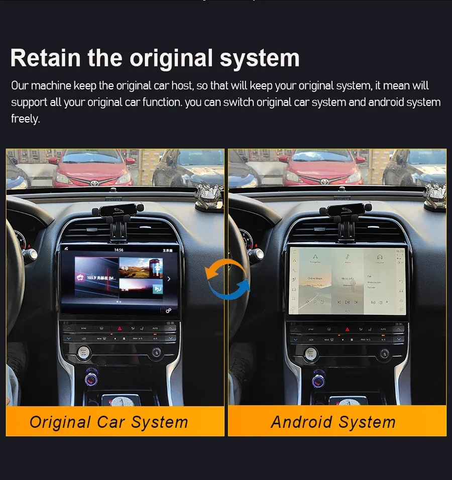 11.4inch Android For Jaguar XE XEL X760 F-Pace 2016-2018 Car Radio 4G Multimedia Player CarPlay True Curved Screen Dual System
11.4inch Android For Jaguar XE XEL X760 F-Pace 2016-2018 Car Radio 4G Multimedia Player CarPlay True Curved Screen Dual System