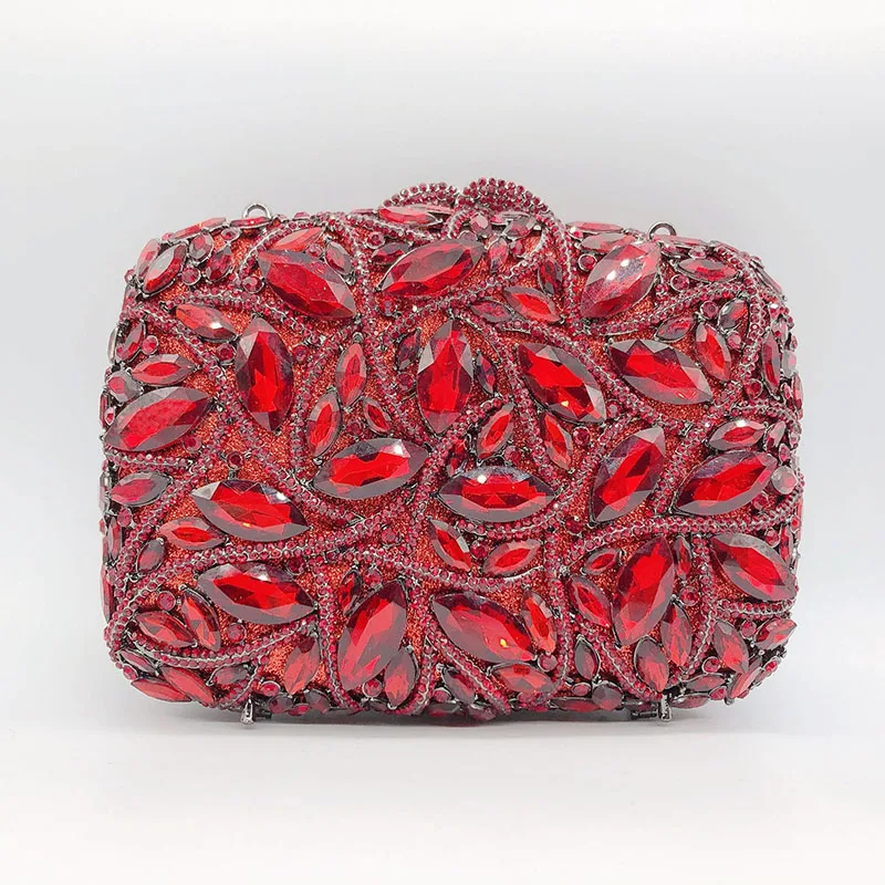 Exquisite Hollow Out Rhinestone Evening Bag Luxurious Glass Crystal Handbag Shiny Diamond Party Prom Clutch Purse for Women
Exquisite Hollow Out Rhinestone Evening Bag Luxurious Glass Crystal Handbag Shiny Diamond Party Prom Clutch Purse for Women