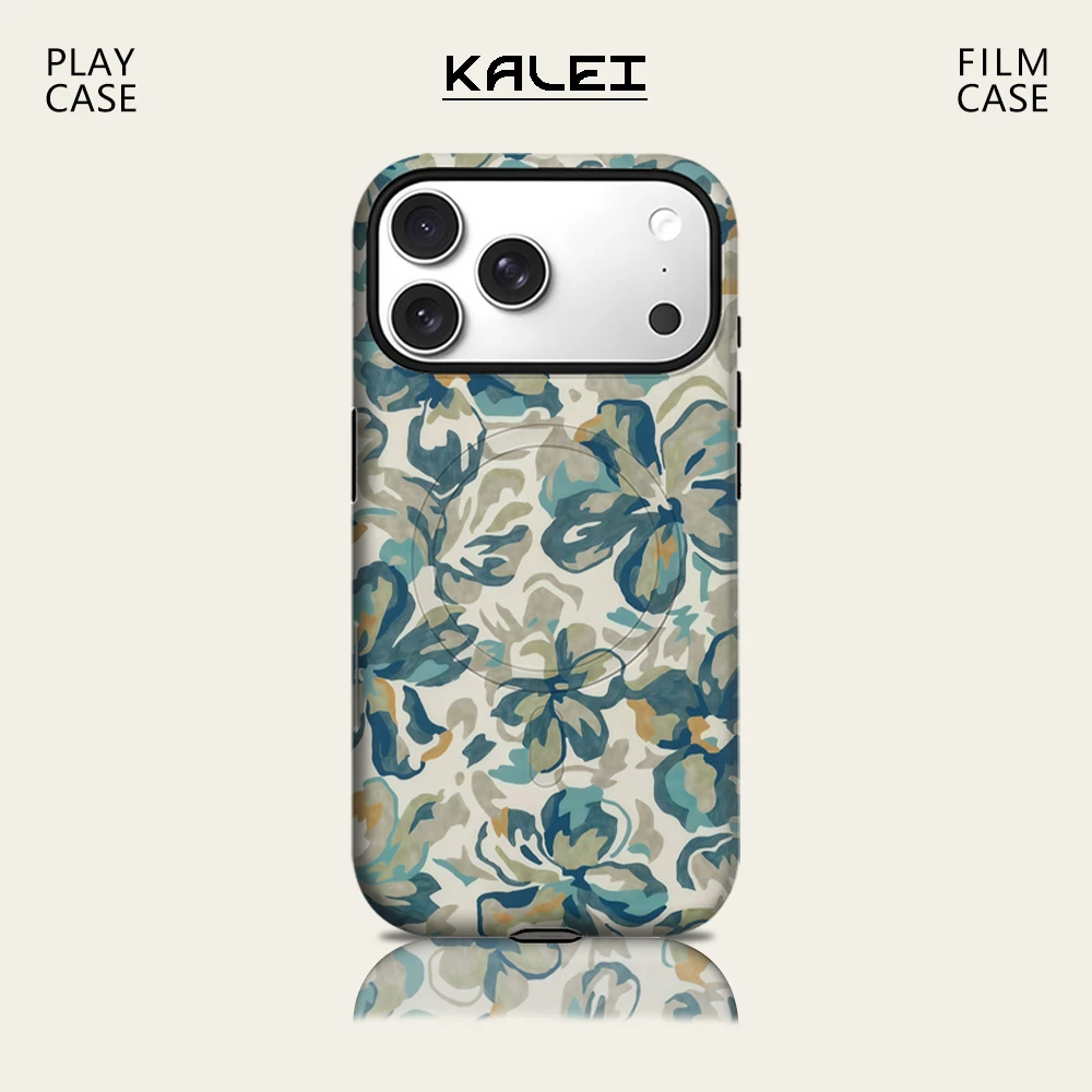 Teal & Blue Florals Phone Case for IPhone 17 16 15 14 13 Pro Max Plus for Magnetic Single Double-layer Tough Case
Teal & Blue Florals Phone Case for IPhone 17 16 15 14 13 Pro Max Plus for Magnetic Single Double-layer Tough Case
