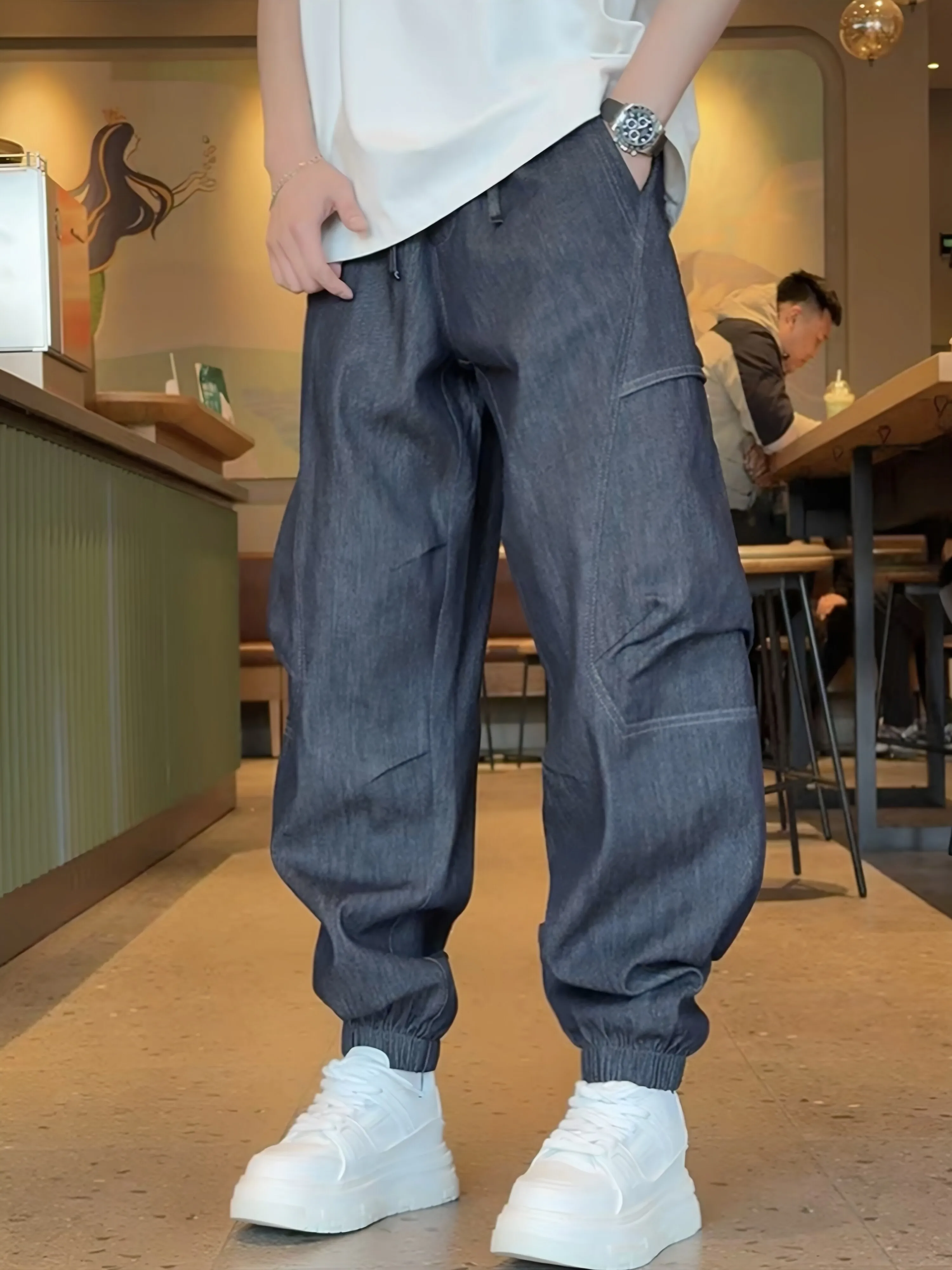 Spring American Style Loose Casual Men's Denim Work Trousers Breathable Loose Fit Slimming with Big Pockets Versatile Comfort...
Spring American Style Loose Casual Men's Denim Work Trousers Breathable Loose Fit Slimming with Big Pockets Versatile Comfort...