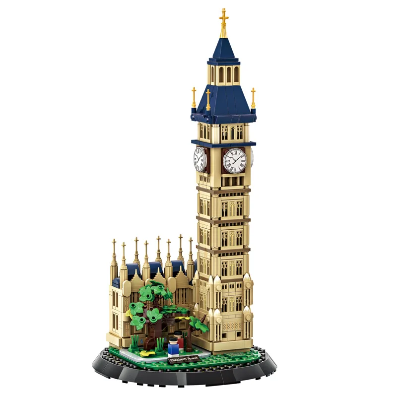 4211 Big Ben London World Architecture Model Building Blocks Children's Toy (Small Particles) 738pcs
4211 Big Ben London World Architecture Model Building Blocks Children's Toy (Small Particles) 738pcs