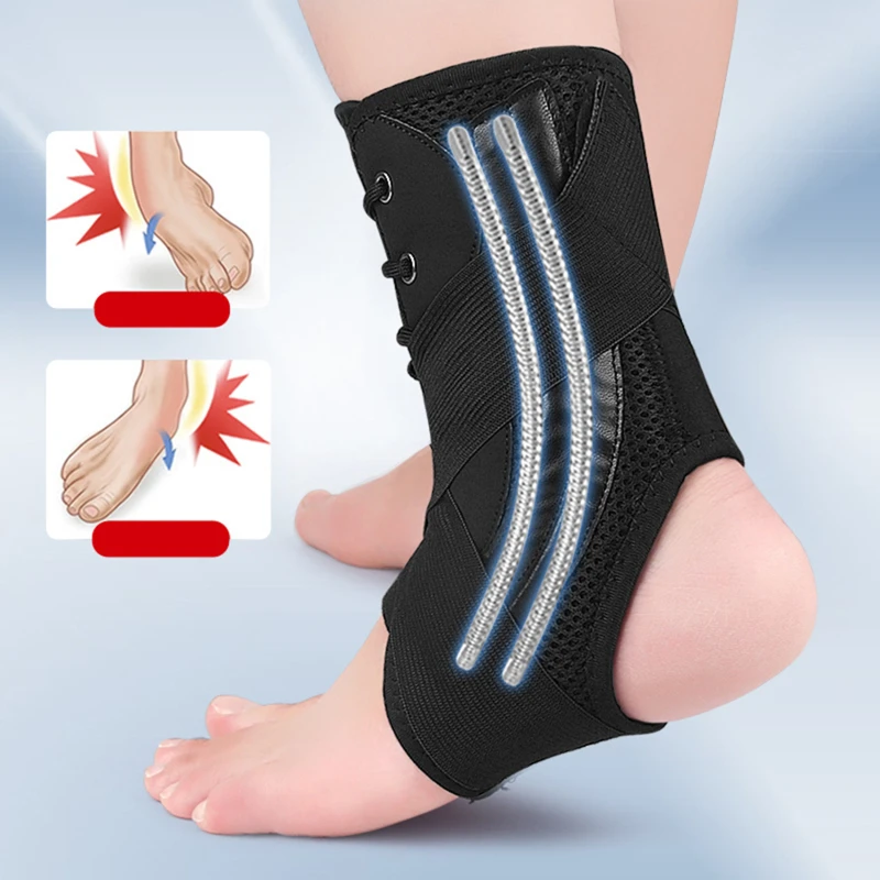 1Pcs Ankle Support Brace Adjustable Ankle Wrap Protector Women Men Lace Up Foot Stabilizer for Running Basketball Sports Safety
1Pcs Ankle Support Brace Adjustable Ankle Wrap Protector Women Men Lace Up Foot Stabilizer for Running Basketball Sports Safety