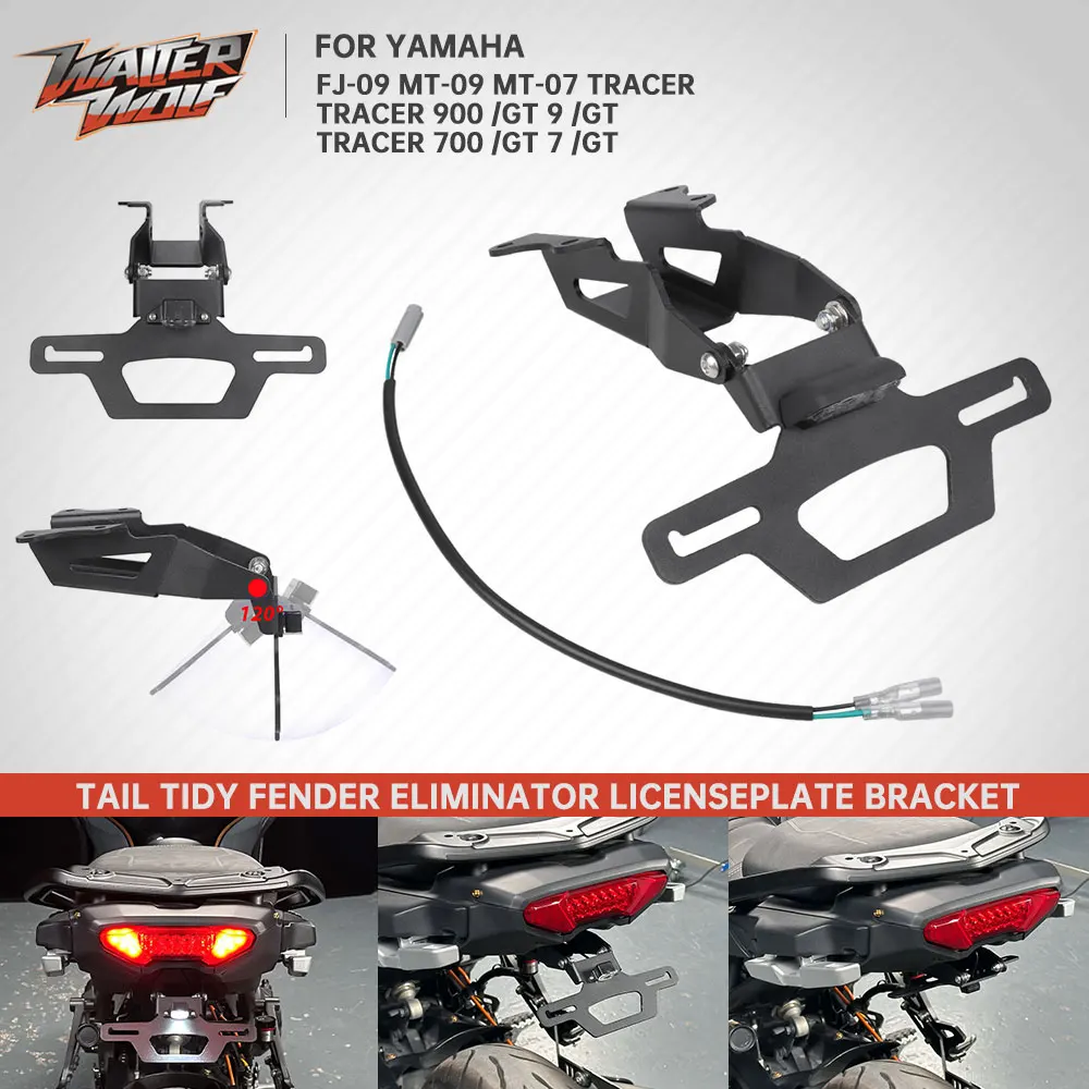 MT-07 MT09 Tracer Motorcycle Adjustable Registration Frame License Plate Bracket For Yamaha Tracer 9GT 900GT 7GT 700GT 7 9 /GT
MT-07 MT09 Tracer Motorcycle Adjustable Registration Frame License Plate Bracket For Yamaha Tracer 9GT 900GT 7GT 700GT 7 9 /GT