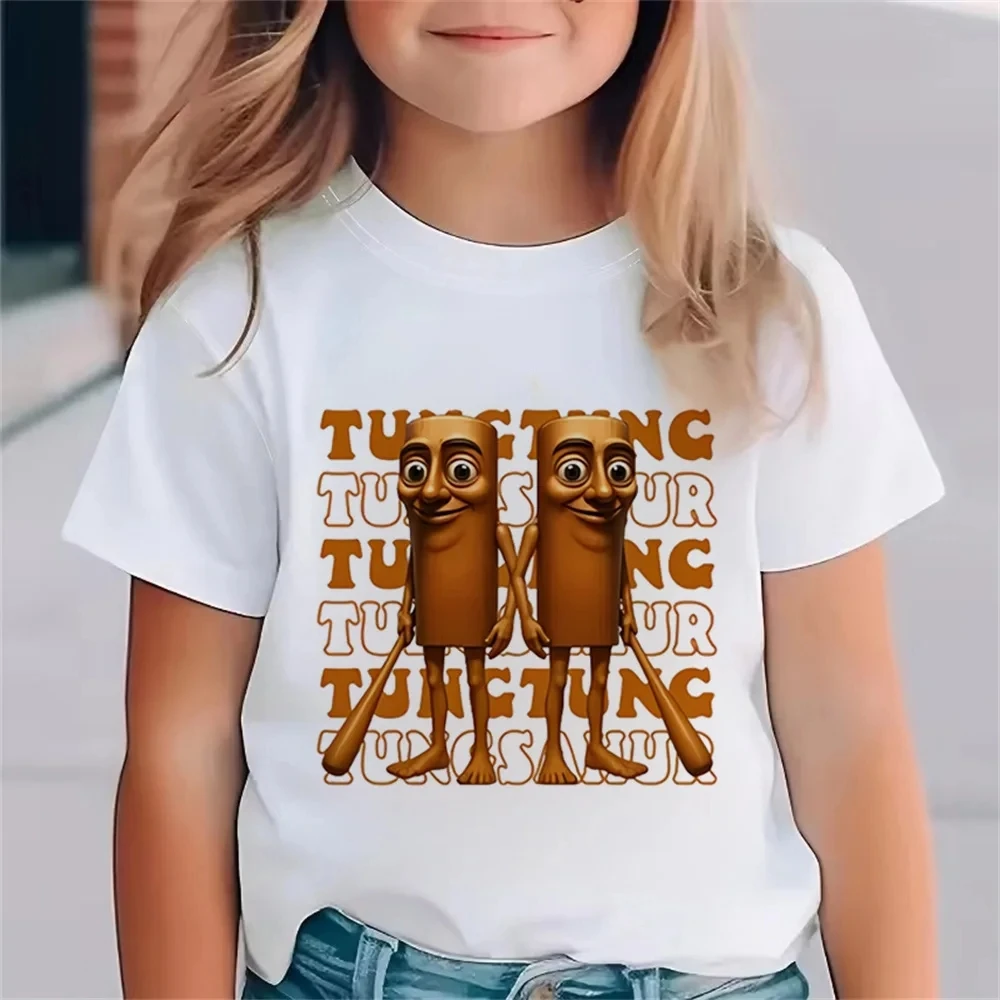 Hot Sale Italian Brainrot Boy Girl T-shirt Cute Tung Tung Tung Sahur Kids 2025 Summer ClothingT-shirt Top
Hot Sale Italian Brainrot Boy Girl T-shirt Cute Tung Tung Tung Sahur Kids 2025 Summer ClothingT-shirt Top
