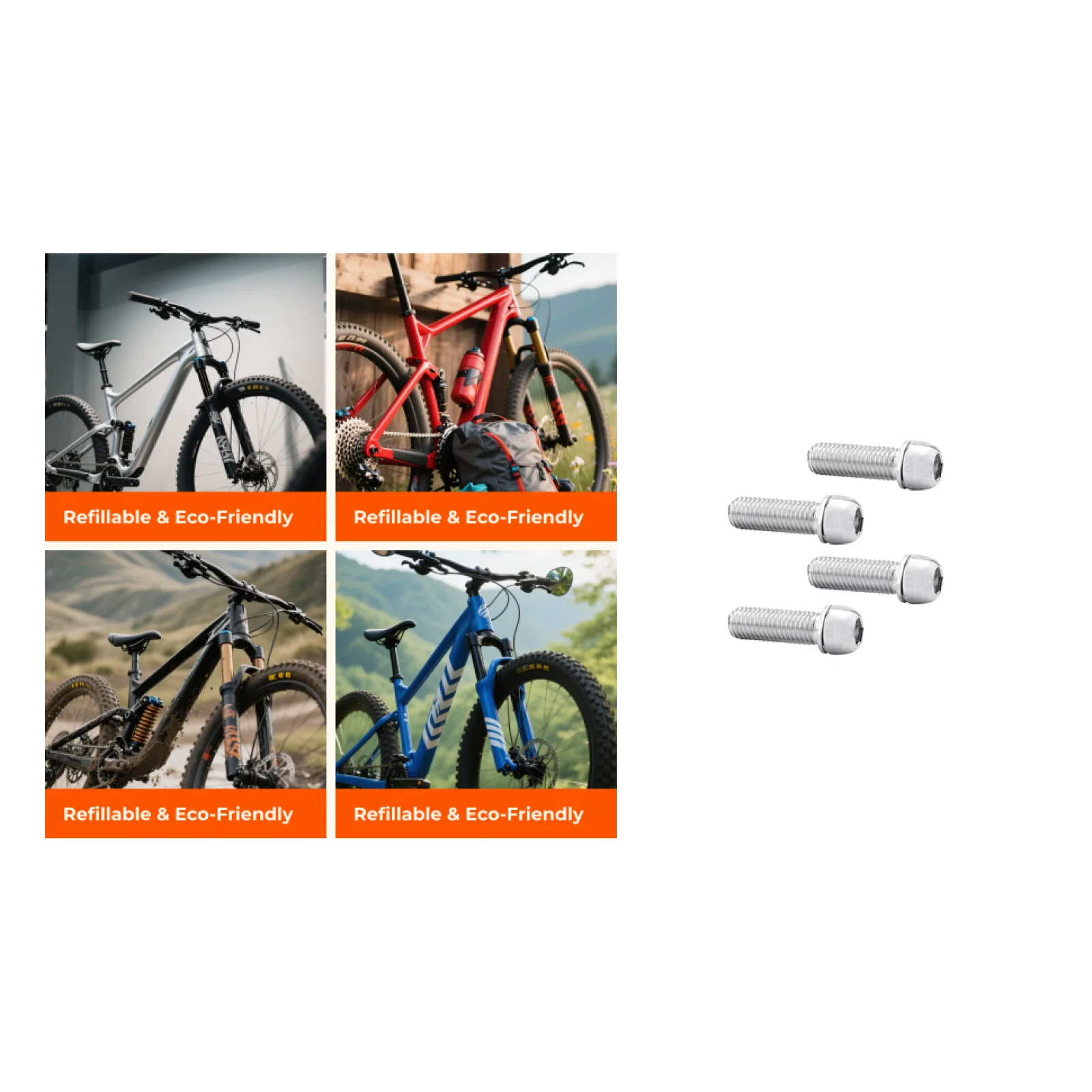 High Performance Bicycle Stem Screws Socket Screws Set for Cycling and Racing Bikes