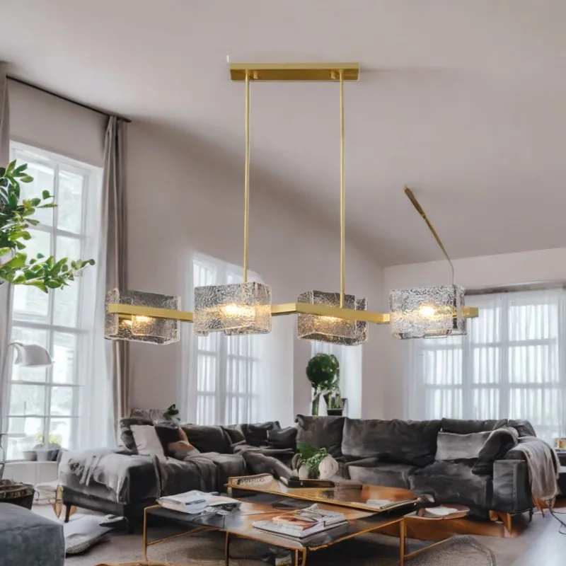 2025 Modern Square Corrugated Glass home decoration designer chandelier,lustre Brass Ceiling Suitable for Living Room
2025 Modern Square Corrugated Glass home decoration designer chandelier,lustre Brass Ceiling Suitable for Living Room