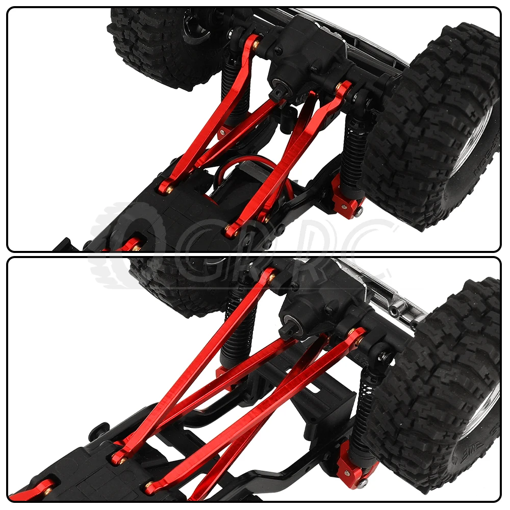 8Pcs Chassis Link Rods Linkage Set TRX4M Aluminum Alloy Metal for TRX-4M K10 High Trail Pickup 1/18 RC Off-road Car Parts
8Pcs Chassis Link Rods Linkage Set TRX4M Aluminum Alloy Metal for TRX-4M K10 High Trail Pickup 1/18 RC Off-road Car Parts