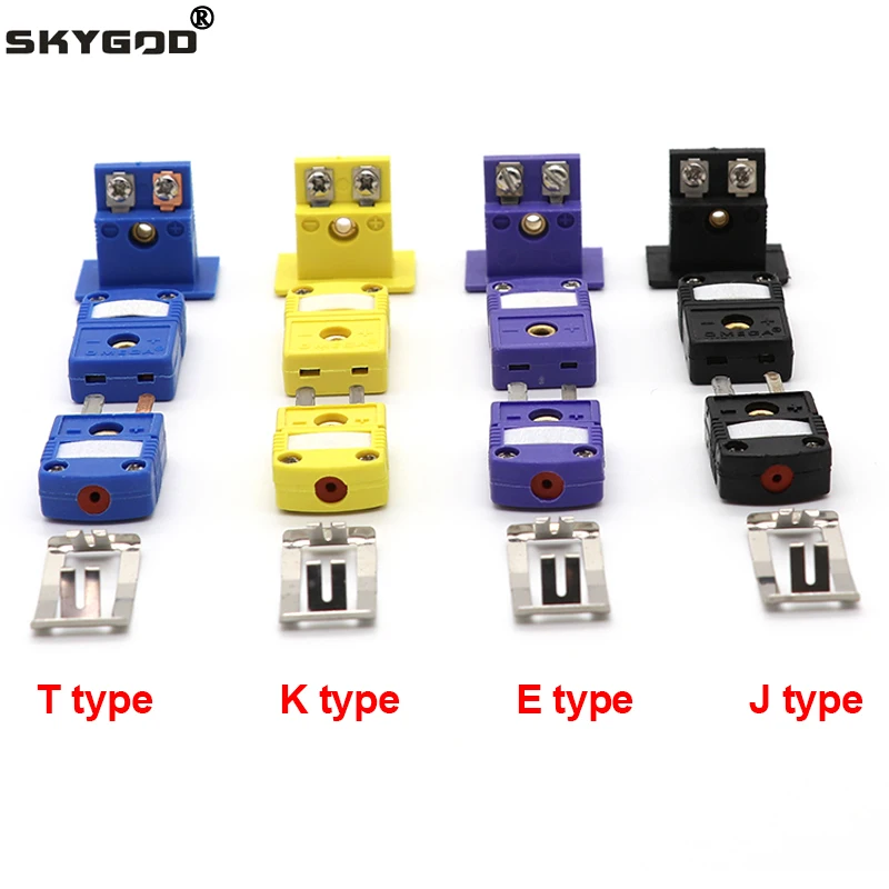 1~100pcs Thermocouple Miniature Socket & Plug Connector K/T/J/E Type Panel Mount Thermocouple Plugs and Sockets Sensor
1~100pcs Thermocouple Miniature Socket & Plug Connector K/T/J/E Type Panel Mount Thermocouple Plugs and Sockets Sensor