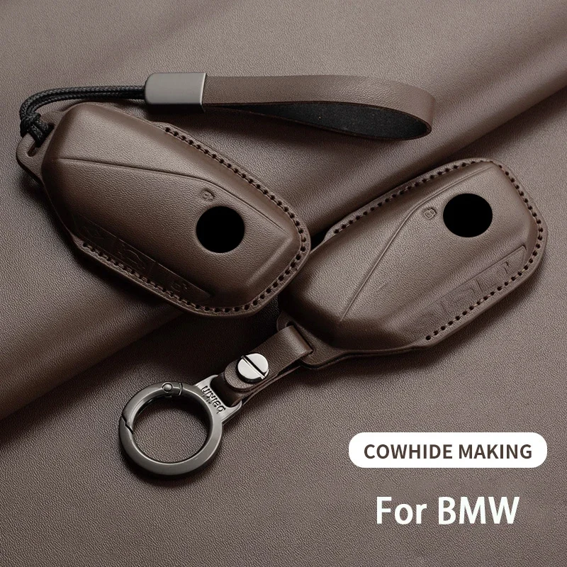 Leather Car Remote Key Case Cover Shell For BMW 7 Series G70 G09 XM U06 G81 M3 2023 i7 X7 G07 LCI iX I20 X1 U11 Protector Fob
Leather Car Remote Key Case Cover Shell For BMW 7 Series G70 G09 XM U06 G81 M3 2023 i7 X7 G07 LCI iX I20 X1 U11 Protector Fob