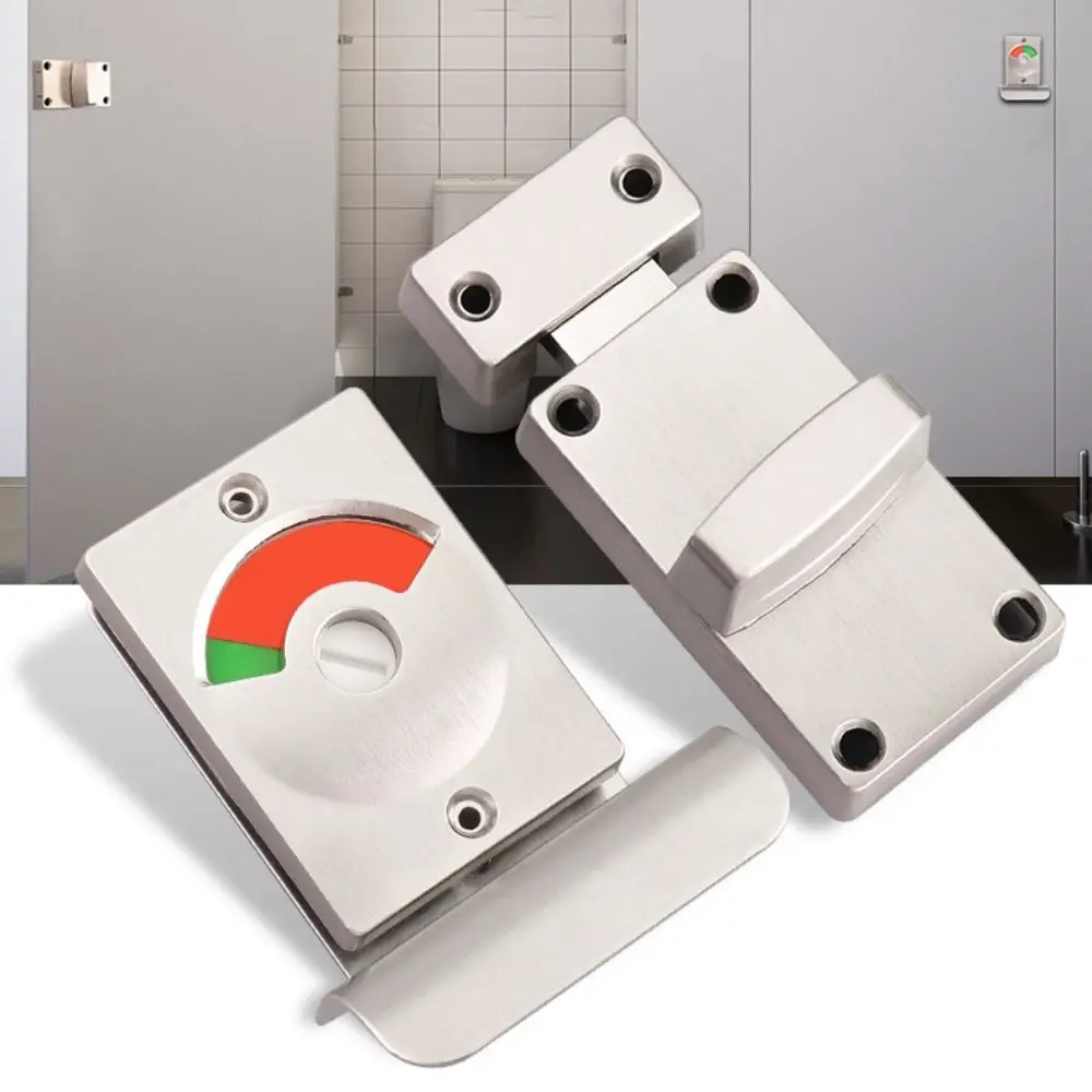 Stainless Steel Partition Door Lock with Red Green Indicator Hardware Accessories Toilet Indicator Lock Wear-resistant Manual
Stainless Steel Partition Door Lock with Red Green Indicator Hardware Accessories Toilet Indicator Lock Wear-resistant Manual