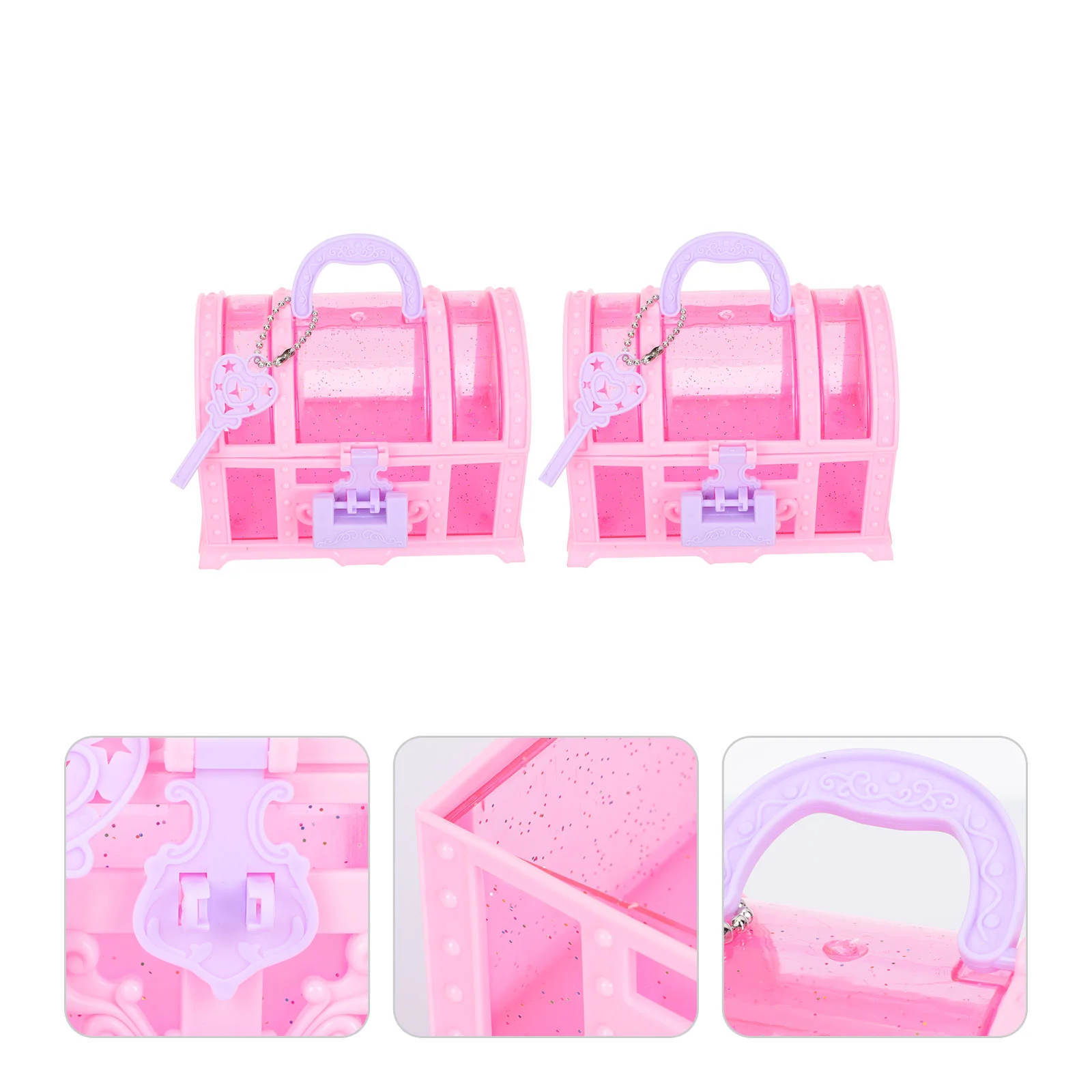 Girl Children's Makeup Box Jewelry Organizer for Girls Trinket Boxes Women Pink Plastic Toys
Girl Children's Makeup Box Jewelry Organizer for Girls Trinket Boxes Women Pink Plastic Toys