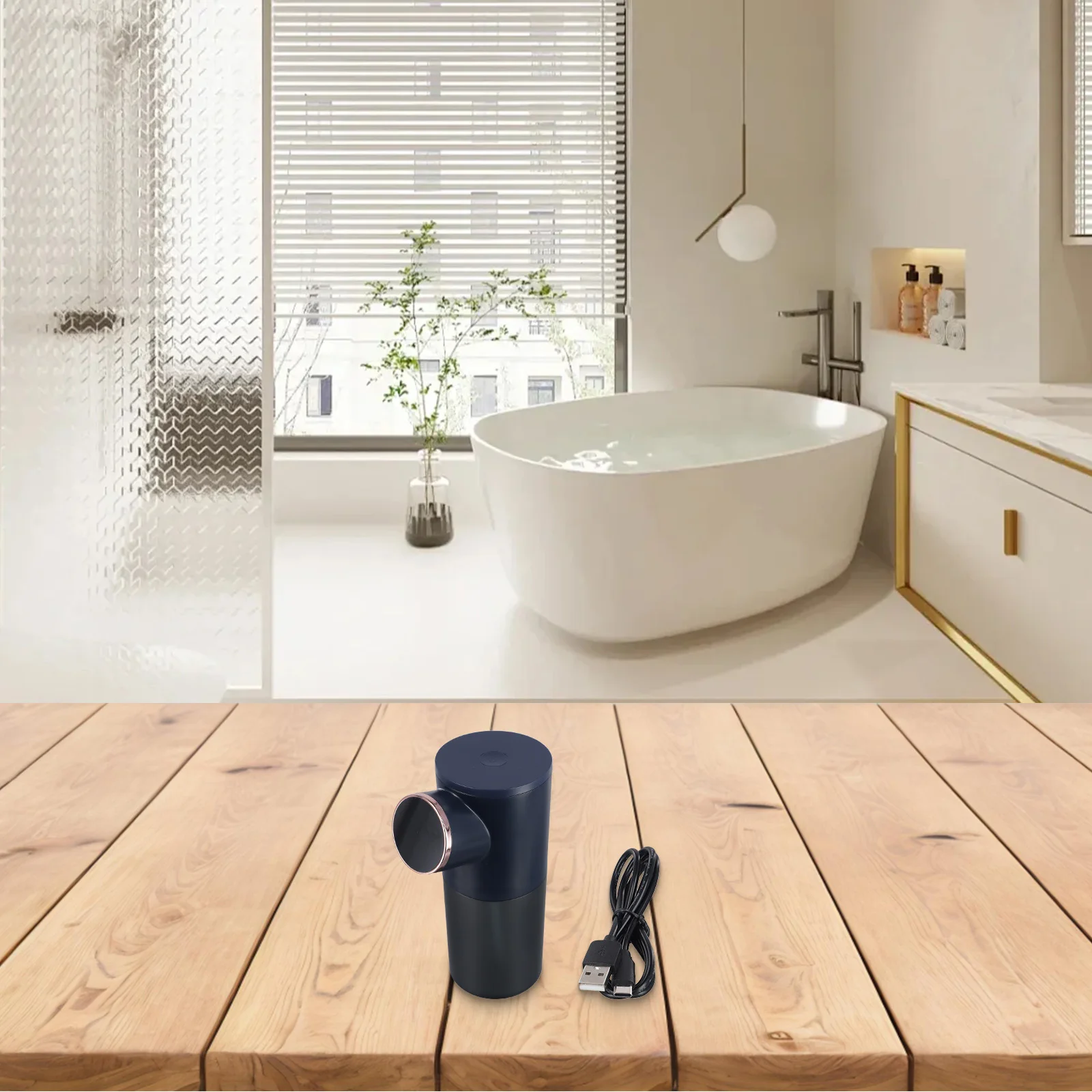 Изящный настольный дозатор мыла с дисплеем температуры. Автоматическое дозирование пены. Оптимальное мытье рук.
Изящный настольный дозатор мыла с дисплеем температуры. Автоматическое дозирование пены. Оптимальное мытье рук.