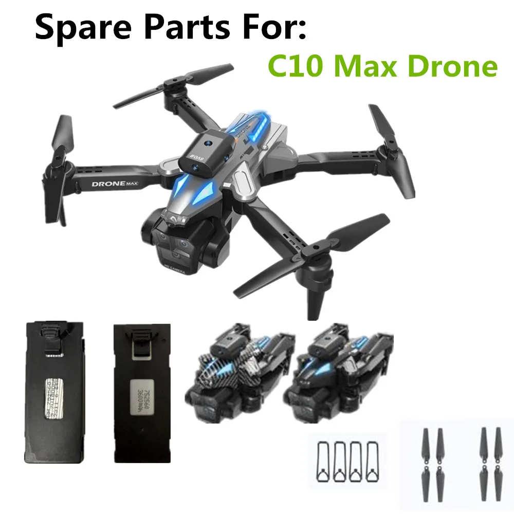 C10 Max Drone Battery 3.7V 1800Mah / 3600Mah / Propeller Maple Leaf / For C10 Max Drone Spare Parts C10 Max Batteries
C10 Max Drone Battery 3.7V 1800Mah / 3600Mah / Propeller Maple Leaf / For C10 Max Drone Spare Parts C10 Max Batteries