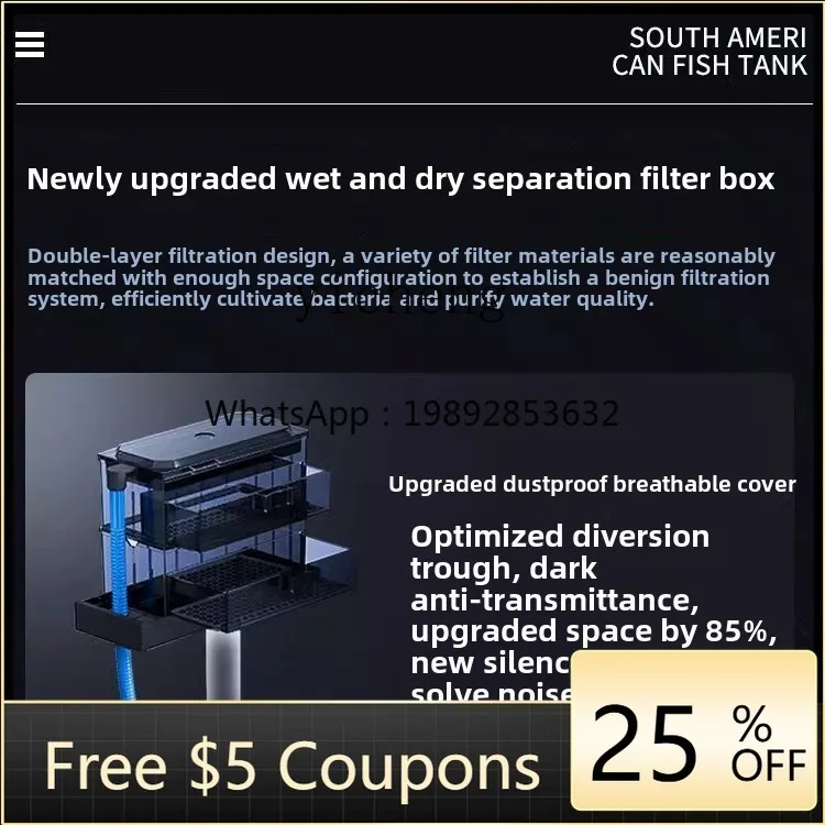 ABB desktop stream ecological fish tank side filter integrated machine ultra-white glass fish tank ecological landscaping
ABB desktop stream ecological fish tank side filter integrated machine ultra-white glass fish tank ecological landscaping