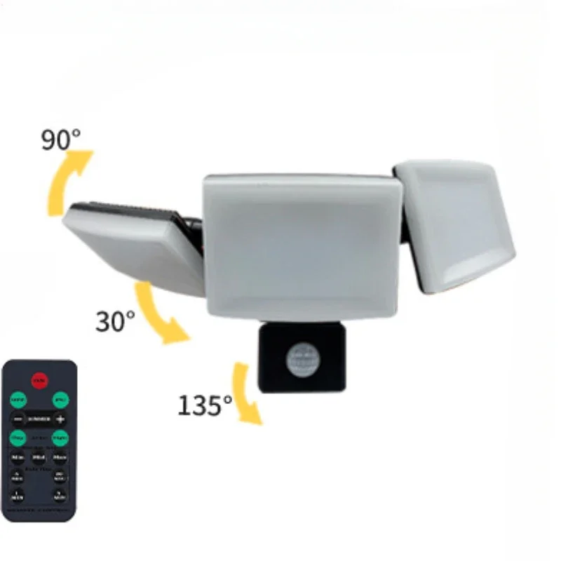 Wall Lamp Outdoor Garden Waterproof Remote Three Head Human Sensor Nordic Wall Light Villa Corridor Adjustable Direction Lamp
Wall Lamp Outdoor Garden Waterproof Remote Three Head Human Sensor Nordic Wall Light Villa Corridor Adjustable Direction Lamp