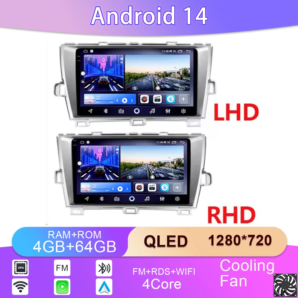 Android 13 For Toyota Prius XW30 2009 - 2015 LHD RHD Radio Multimedia Stereo Dash Cam Screen GPS Head Unit Navigation No DVD
Android 13 For Toyota Prius XW30 2009 - 2015 LHD RHD Radio Multimedia Stereo Dash Cam Screen GPS Head Unit Navigation No DVD