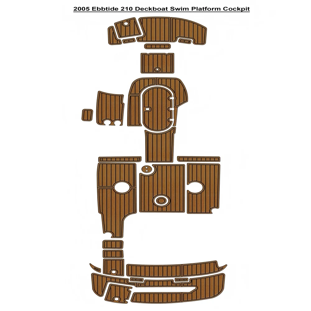 2005 Ebbtide 210 Deckboat Swim Platform Cockpit Pad Boat EVA Foam Faux Teak Deck Floor Mat SeaDek Style Self Adhesive
2005 Ebbtide 210 Deckboat Swim Platform Cockpit Pad Boat EVA Foam Faux Teak Deck Floor Mat SeaDek Style Self Adhesive