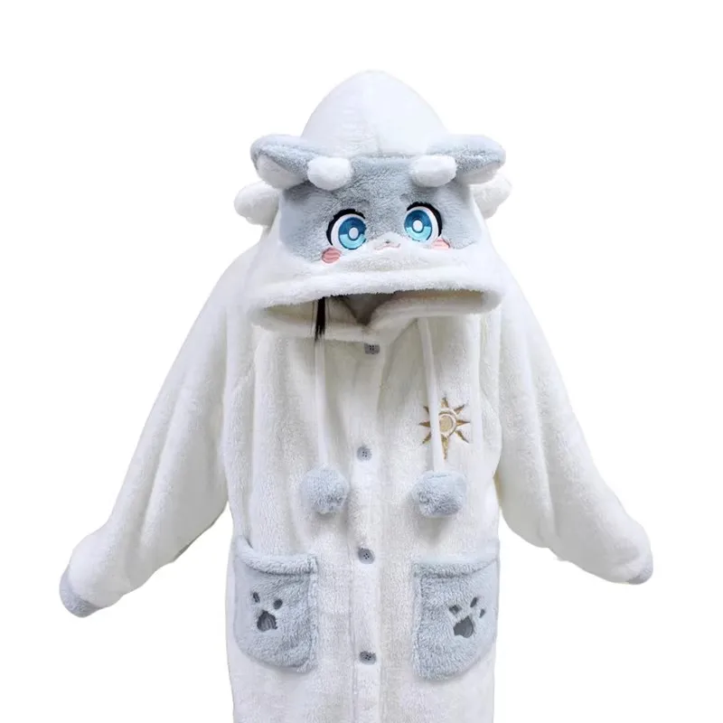 Fashion Phainon Cosplay Pajamas Hooded Honkai: Star Rail Cosplay Costume Winter Plush Homewear Anime Phainon Clothes Sleepwear
Fashion Phainon Cosplay Pajamas Hooded Honkai: Star Rail Cosplay Costume Winter Plush Homewear Anime Phainon Clothes Sleepwear