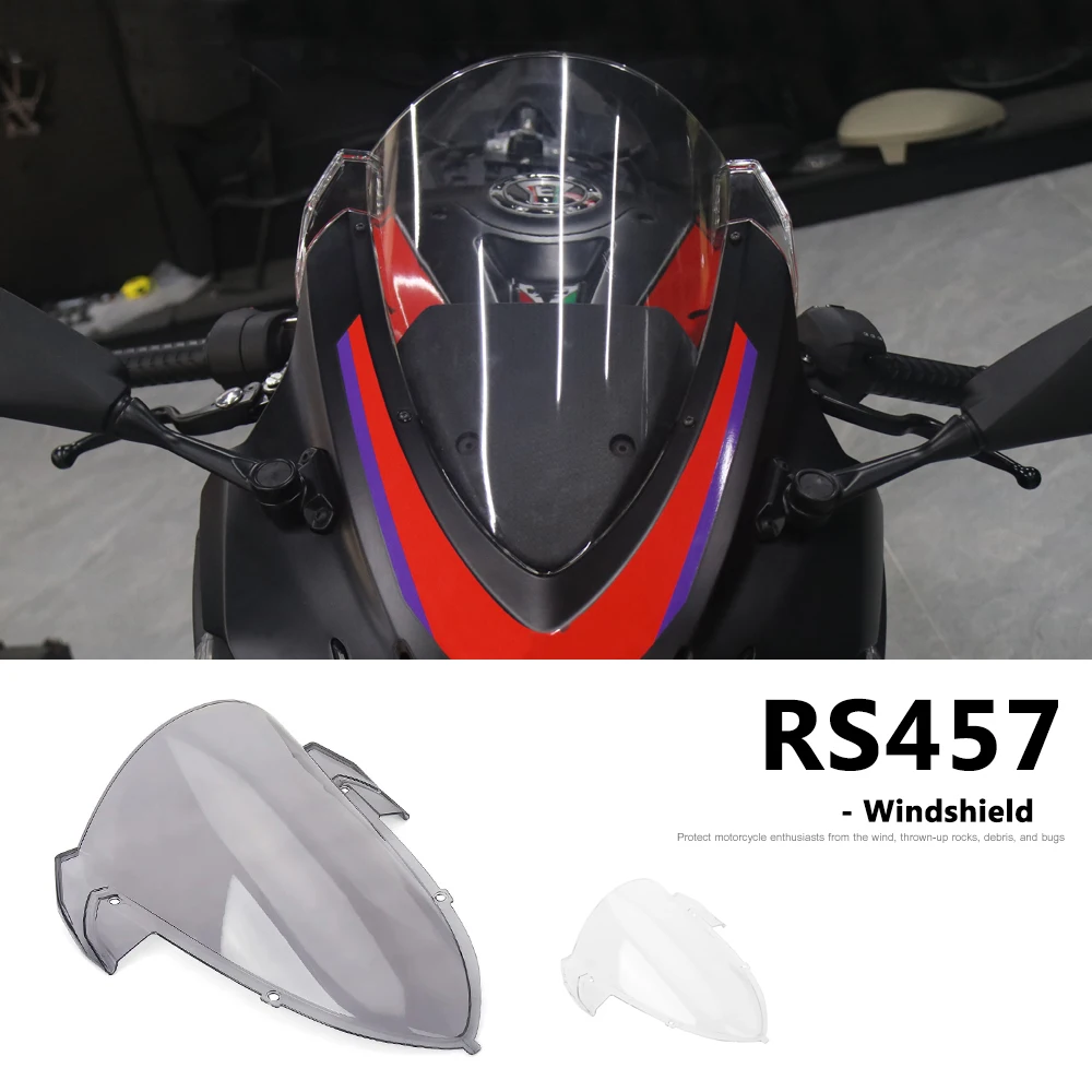 Motorcycle Accessories For Aprilia RS457 rs457 RS 457 2024 2025 Acrylic Front Windshield Windscreen Covers Kit
Motorcycle Accessories For Aprilia RS457 rs457 RS 457 2024 2025 Acrylic Front Windshield Windscreen Covers Kit