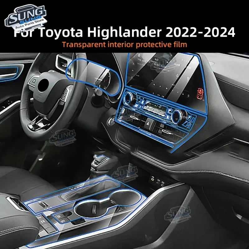 Для Toyota Highlander 2024 2023 2022, внутренняя пленка, прозрачная ТПУ панель шестерни, защитная наклейка на центральную консоль, автомобильные аксессуары
Для Toyota Highlander 2024 2023 2022, внутренняя пленка, прозрачная ТПУ панель шестерни, защитная наклейка на центральную консоль, автомобильные аксессуары