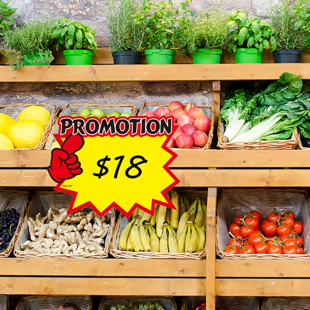 50pcs Price Tags Paper Material Retail Store Signs Advertising Labels Promotional Stickers Shop Tags Sale Events
50pcs Price Tags Paper Material Retail Store Signs Advertising Labels Promotional Stickers Shop Tags Sale Events