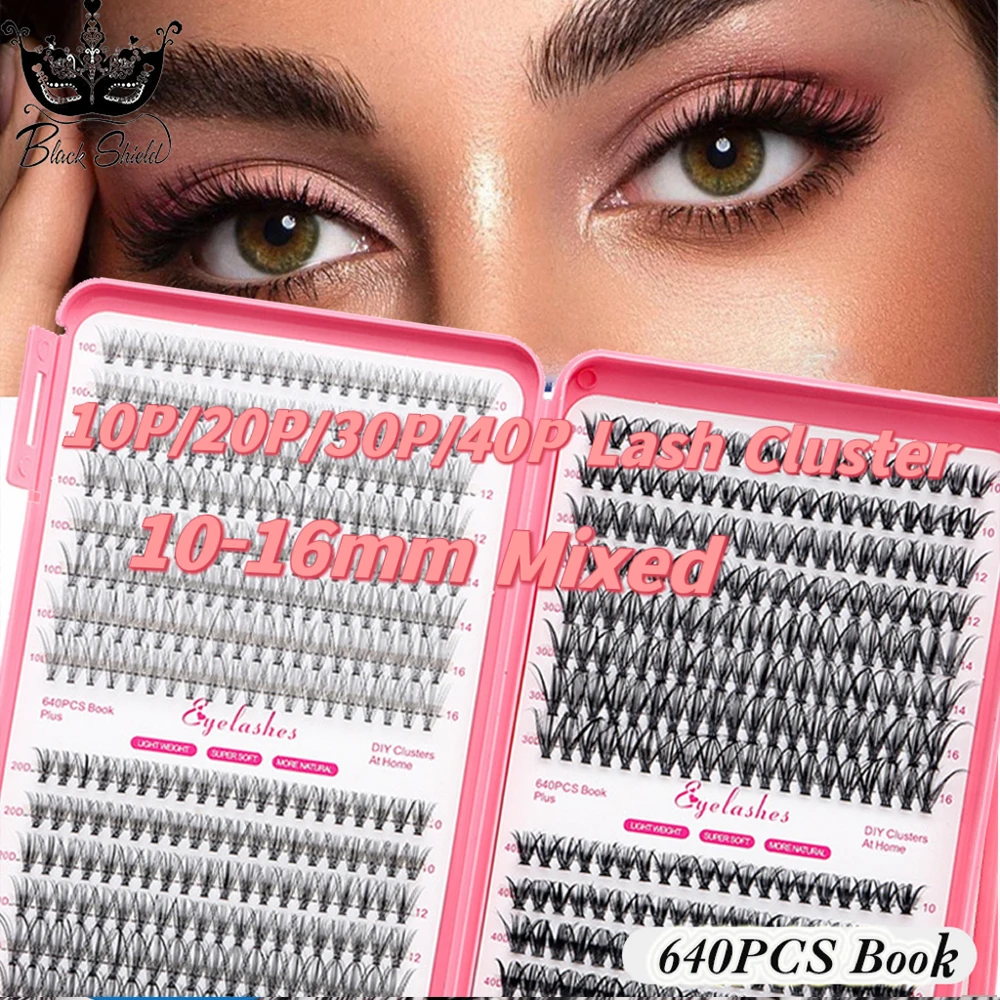 10p/20p/30p/40p DIY Lash Extensions Mixed Length 10-16mm Lash Clusters 640PCS Large Capacity Individual Lashes Book
10p/20p/30p/40p DIY Lash Extensions Mixed Length 10-16mm Lash Clusters 640PCS Large Capacity Individual Lashes Book