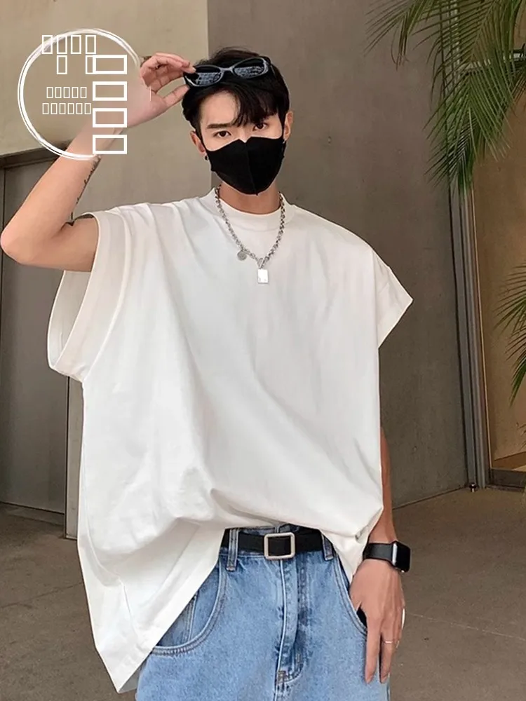 American Pure Color Vest Men's Summer Trendy Sleeveless T-shirt Large Size Loose Fitness Sporty Shoulder Top
American Pure Color Vest Men's Summer Trendy Sleeveless T-shirt Large Size Loose Fitness Sporty Shoulder Top