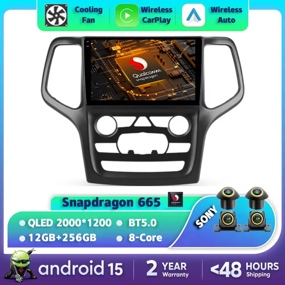 Android 15 Car Radio For Jeep Grand Cherokee WK2 2013 - 2019 GPS NAVI 2DIN BT 4G WIFI Multimedia Stereo Video Player Qualcomm
Android 15 Car Radio For Jeep Grand Cherokee WK2 2013 - 2019 GPS NAVI 2DIN BT 4G WIFI Multimedia Stereo Video Player Qualcomm