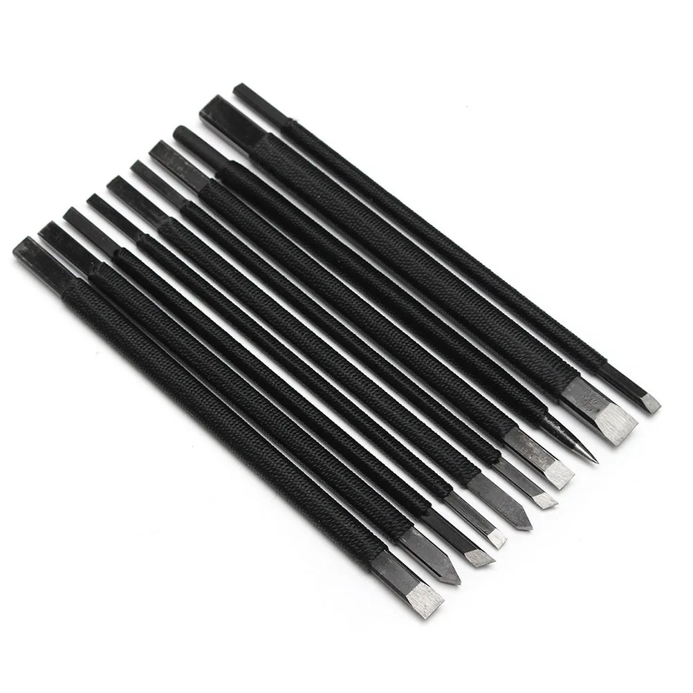 10 Pcs Knife Tungsten Steel Engraving Tools Stone Lettering Drill Bit Professional Hobby Carving Tools Use
10 Pcs Knife Tungsten Steel Engraving Tools Stone Lettering Drill Bit Professional Hobby Carving Tools Use