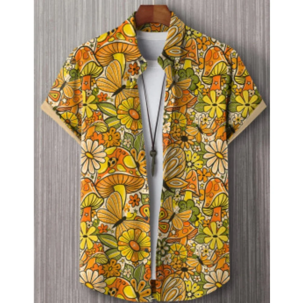 Men's Shirt Summer Casual Fashion Short Sleeved Shirt For Men Loose Breathable Hawaiian Shirt Man Casual Men's Clothing Top
Men's Shirt Summer Casual Fashion Short Sleeved Shirt For Men Loose Breathable Hawaiian Shirt Man Casual Men's Clothing Top