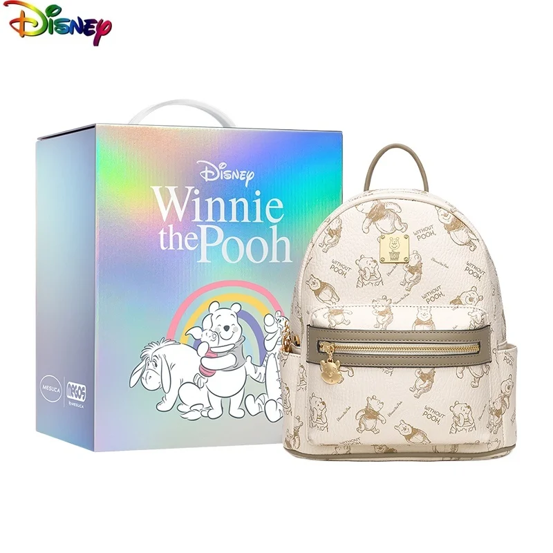 Disney Fashion Cartoon Winnie the Pooh Cute Backpack Women's High Quality PU Versatile Large Capacity Outdoor Travel Backpack
Disney Fashion Cartoon Winnie the Pooh Cute Backpack Women's High Quality PU Versatile Large Capacity Outdoor Travel Backpack